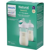 Philips Avent Natural Response Babyflasche aus Glas von Philips