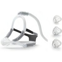 Philips DreamWisp mit einem Maskenkissen, Nasal Atemmaske Grösse:xs mit Ausatemventil und Kopfband von Philips
