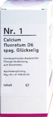 NR.1 Calcium fluoratum D 6 spag.Glückselig von Phönix Laboratorium GmbH