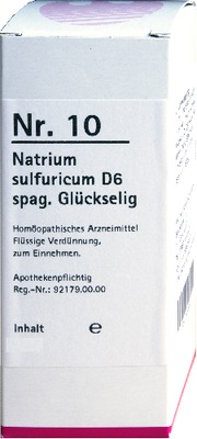 NR.10 Natrium sulfuricum D 6 spag.Glückselig von Phönix Laboratorium GmbH