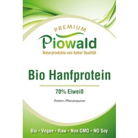Piowald BIO Hanfprotein hell 70% von Piowald