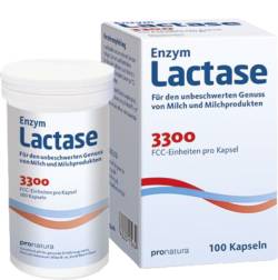 LACTASE 3.300 FCC 200 mg Kapseln 20 g von Pro Natura Gesellschaft f�r gesunde Ern�hrung mbH