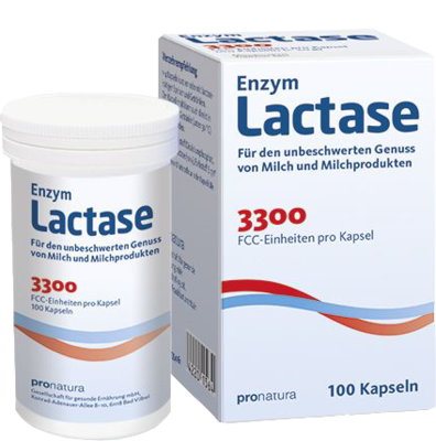 LACTASE 3.300 FCC 200 mg Kapseln 20 g von Pro Natura Gesellschaft f�r gesunde Ern�hrung mbH