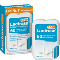 LACTRASE 6.000 FCC Tabletten im Klickspender 4 g von Pro Natura Gesellschaft f�r gesunde Ern�hrung mbH