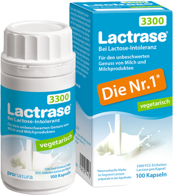 LACTRASE vegetarisch 3.300 Kapseln 20 g von Pro Natura Gesellschaft f�r gesunde Ern�hrung mbH