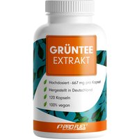 ProFuel - Grüntee Kapseln - hochdosiert mit 1333 mg Grüntee-Extrakt pro Tag, davon 600 mg Egcg von ProFuel