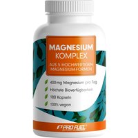 ProFuel - Magnesium Komplex mit 5 hochwertigen Magnesium-Formen, optimal hochdosiert, 400 mg pro Tag von ProFuel