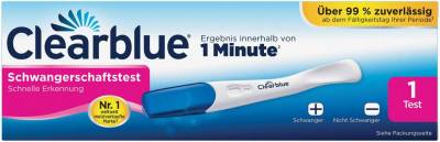 Clearblue Schwangerschaftstest schnelle Erkennung 1 Test von WICK Pharma - Zweigniederla