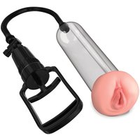 Penispumpe 'Beginners Pump“ mit Vagina-Öffnung | Manueller Pumpfunktion | Pump Worx von Pumpset!