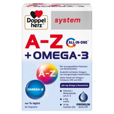 "DOPPELHERZ A-Z+Omega-3 all-in-one system Kapseln 60 Stück" von "Queisser Pharma GmbH & Co. KG"