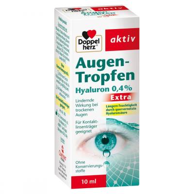 Doppelherz aktiv Augen-Tropfen Hyaluron 0,4% Extra von Queisser Pharma GmbH & Co. KG