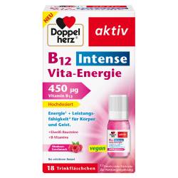 "DOPPELHERZ B12 Intense Vita-Energie Trinkfl. 18 Stück" von "Queisser Pharma GmbH & Co. KG"