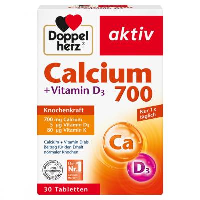 Doppelherz aktiv Calcium 700 + Vitamin D3 von Queisser Pharma GmbH & Co. KG