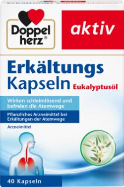 DOPPELHERZ Erk�ltungskapseln Eukalyptus�l 40 St von Queisser Pharma GmbH & Co. KG