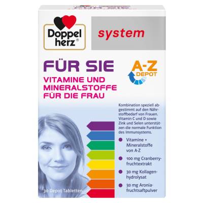 Doppelherz system  FÜR SIE VITAMINE UND MINERALSTOFFE von Queisser Pharma GmbH & Co. KG