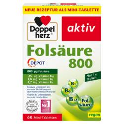 DOPPELHERZ Fols�ure 800 Depot Tabletten 60 St von Queisser Pharma GmbH & Co. KG