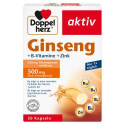 DOPPELHERZ Ginseng 250+B-Vitamine+Zink Kapseln 30 St Kapseln von Queisser Pharma GmbH & Co. KG