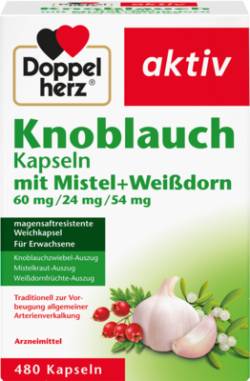 DOPPELHERZ Knobl.Kap.m.Mistel+Wei�dorn 60/24/54 mg 480 St von Queisser Pharma GmbH & Co. KG