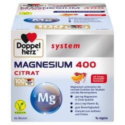 Doppelherz system MAGNESIUM CITRAT 400 von Queisser Pharma GmbH & Co. KG