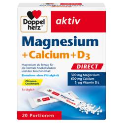 DOPPELHERZ Magnesium+Calcium+D3 DIRECT Pellets 55 g von Queisser Pharma GmbH & Co. KG