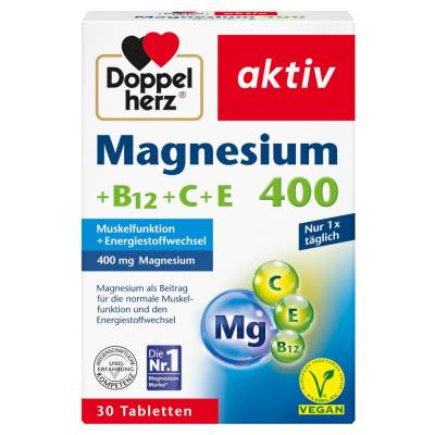 Doppelherz aktiv Magnesium 400 + B12 + C + E von Queisser Pharma GmbH & Co. KG