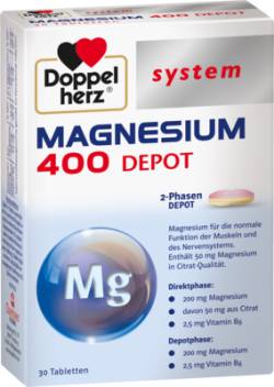 DOPPELHERZ Magnesium 400 Depot system Tabletten 45.7 g von Queisser Pharma GmbH & Co. KG