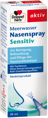 DOPPELHERZ Meerwasser Nasenspray mit Panthenol 20 ml von Queisser Pharma GmbH & Co. KG