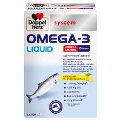 "DOPPELHERZ Omega-3 Liquid system 3x150 Milliliter" von "Queisser Pharma GmbH & Co. KG"