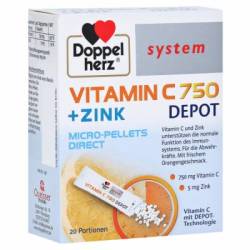 DOPPELHERZ Vitamin C 750 Depot system Pellets 20 St von Queisser Pharma GmbH & Co. KG