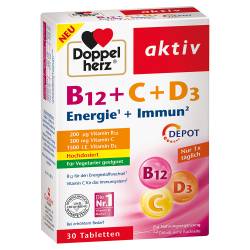 Doppelherz aktiv B12 + C + D3 Energie + Immun von Queisser Pharma GmbH & Co. KG