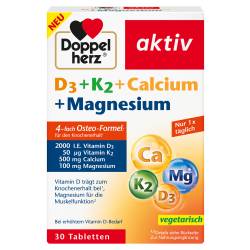 Doppelherz aktiv D3+K2+Calcium+Magnesium von Queisser Pharma GmbH & Co. KG