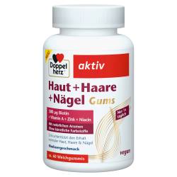 Doppelherz aktiv Haut + Haare + Nägel Gums Himbeergeschmack von Queisser Pharma GmbH & Co. KG