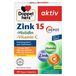"Doppelherz aktiv Zink + Histidin + Vitamin C Depot 30 Stück" von "Queisser Pharma GmbH & Co. KG"