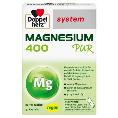 Doppelherz system MAGNESIUM 400 PUR von Queisser Pharma GmbH & Co. KG