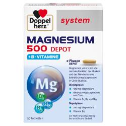 Doppelherz system MAGNESIUM 500 DEPOT + B-Vitamine von Queisser Pharma GmbH & Co. KG