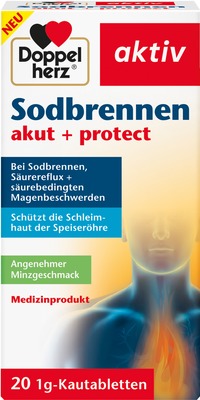 Doppelherz aktiv Sodbrennen akut + protect von Queisser Pharma GmbH & Co. KG