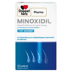 "MINOXIDIL DoppelherzPharma 50mg/ml Männer Lösung 3x60 Milliliter" von "Queisser Pharma GmbH & Co. KG"