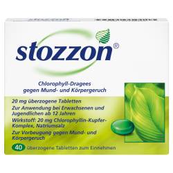 stozzon Chlorophyll-Dragees gegen Mund- und Körpergeruch von Queisser Pharma GmbH & Co. KG