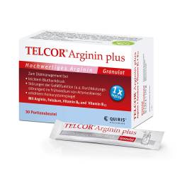 TELCOR Arginin plus Brausetabletten Granulat 30 St Granulat von Quiris Healthcare GmbH & Co. KG