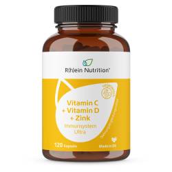 "VITAMIN C+VITAMIN D+Zink Immunsystem Ultra Kapseln 120 Stück" von "R(h)ein Nutrition UG (haftungsbeschränkt) & Co. KG"