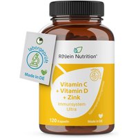 RheinNutrition® Vitamin C + Vitamin D + Zink Immunsystem Ultra von R(h)ein Nutrition