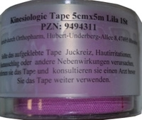 KINESIOLOGIE Tape 5 cmx5 m lila 1 St von R�mer-Pharma GmbH