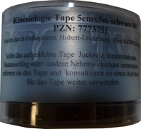 KINESIOLOGIE Tape 5 cmx5 m schwarz 1 St von R�mer-Pharma GmbH