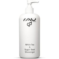 RAU Cosmetics White Tea & Sugar Beet Showergel pflegendes Duschgel für einen intensiven Duschgenuss von RAU Cosmetics