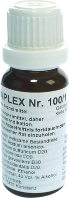 REGENAPLEX Nr.100/1 Tropfen zum Einnehmen 15 ml von REGENAPLEX GmbH