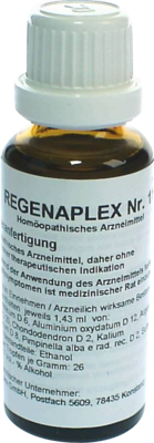 REGENAPLEX Nr.118 b Tropfen zum Einnehmen 30 ml von REGENAPLEX GmbH