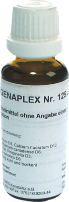 REGENAPLEX Nr.125 a Tropfen zum Einnehmen 30 ml von REGENAPLEX GmbH