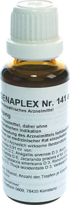 REGENAPLEX Nr.141 a Tropfen zum Einnehmen 30 ml von REGENAPLEX GmbH