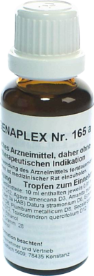 REGENAPLEX Nr.165 a Tropfen zum Einnehmen 30 ml von REGENAPLEX GmbH