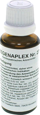 REGENAPLEX Nr.27 b Tropfen zum Einnehmen 30 ml von REGENAPLEX GmbH